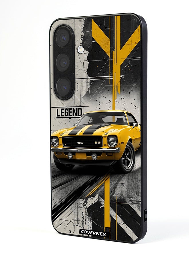 Covernex Samsung Galaxy S24 Protective Case Cover Printed Featuring Legend Classic Muscle Car - Image 1